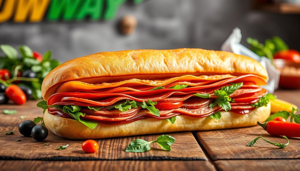 subway italian sub menu