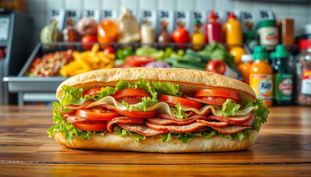 subway menu 6 inch