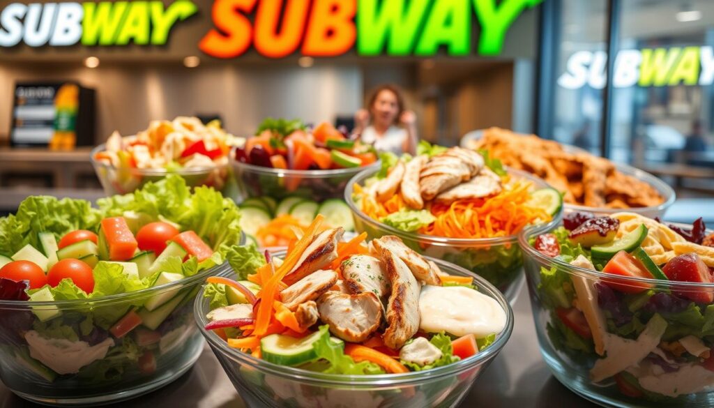 subway salad bowl menu
