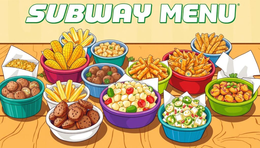 subway sides menu